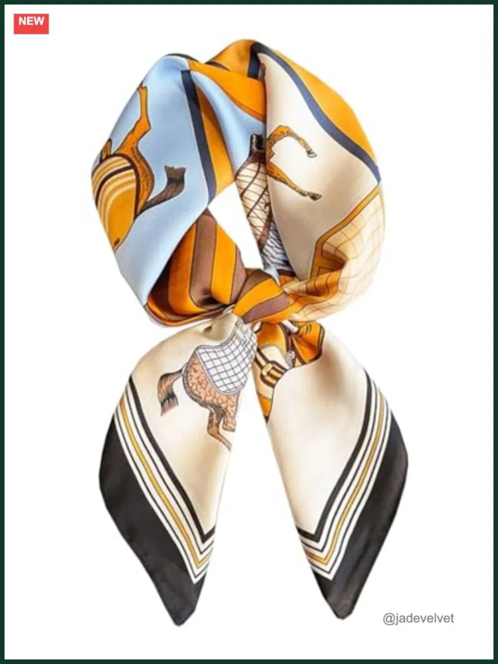 Silk Satin Hair Bandana Scarf Lightweight Head Scarf for Women Neck Scarf